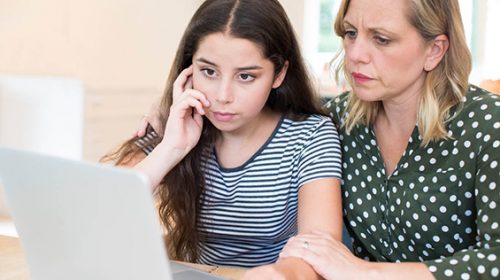 Children and Parents Struggle With Learning At Home